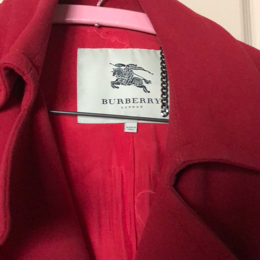 Burberry pea coat 🧥 - Picture 2 of 5